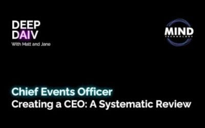 Podcast | Creating A Chief Events Officer (CEO) | 2024 | Mind Technology