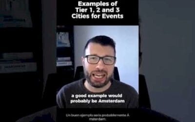 Shorts | Examples of Tier 1, 2 and 3 Cities for Events | Miguel Neves | 2025  #podcast #events